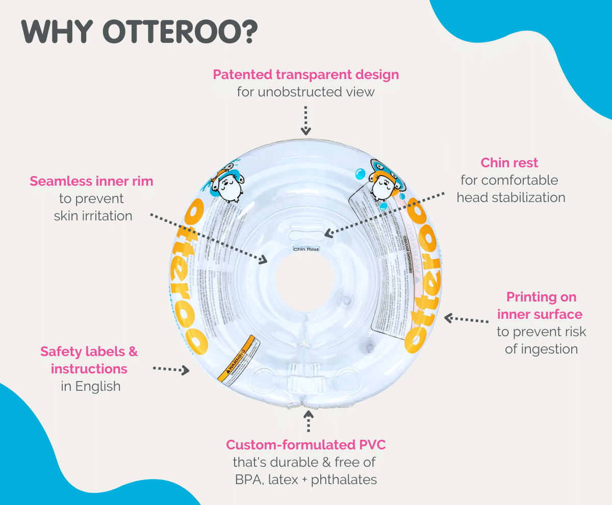 Otteroo baby neck float differentiators