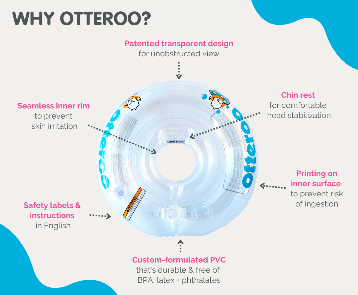 Otteroo MINI baby neck float differentiators
