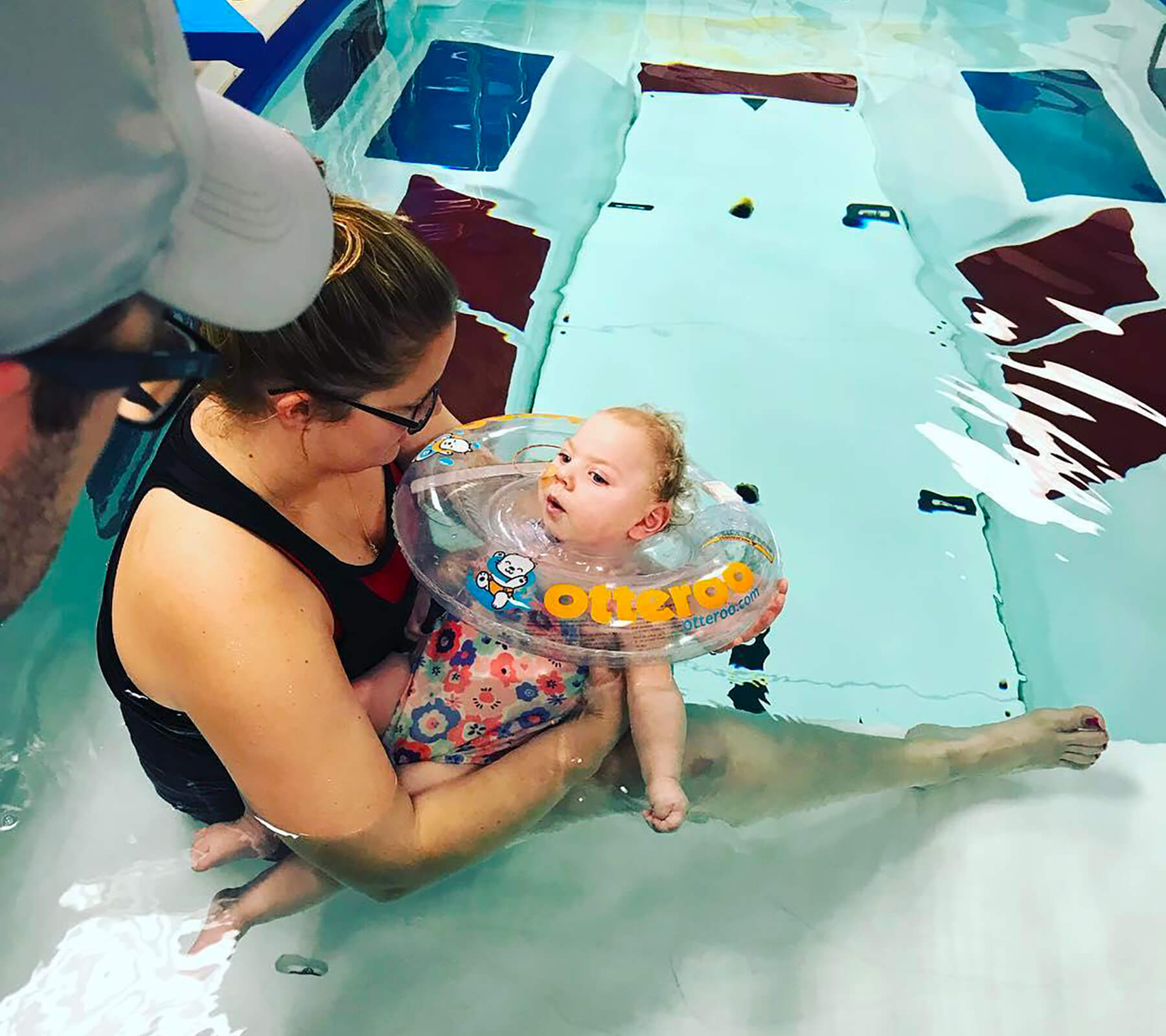 Baby With Microcephaly Loves Kicking Around the Pool