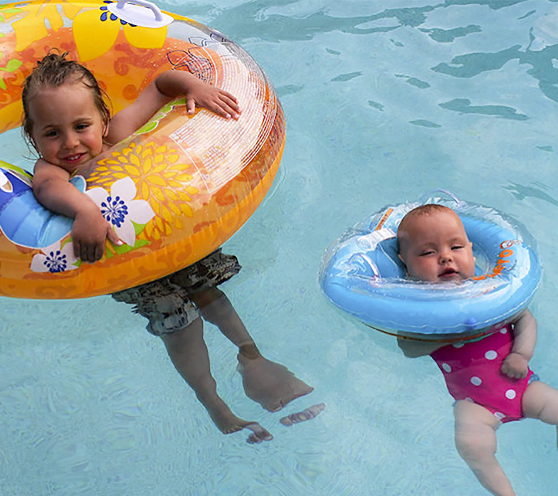 Baby with Neurological Disorder Enjoys Mobility in Float