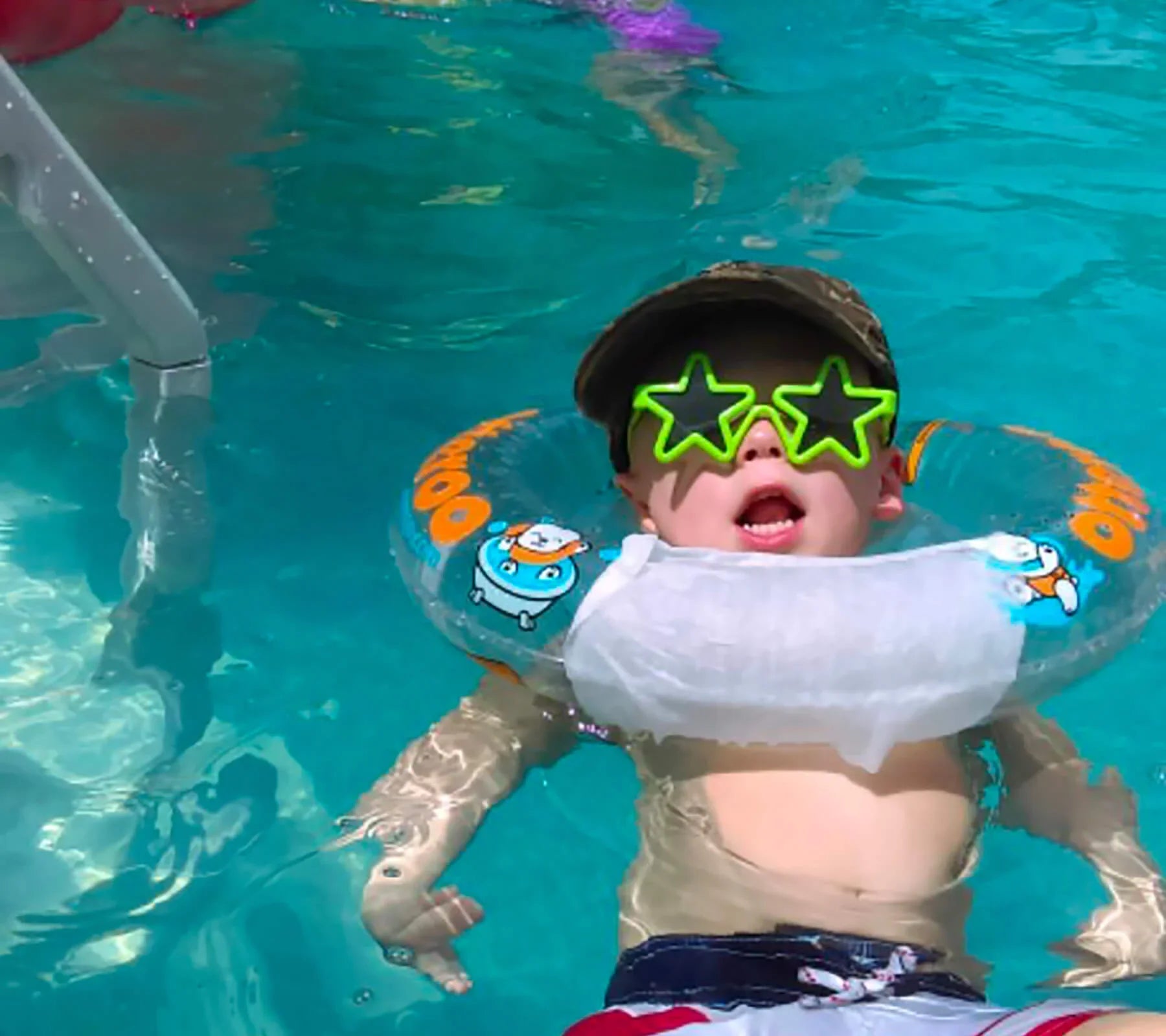 Boy With Hypotonia Loves to Stretch Out in Otteroo