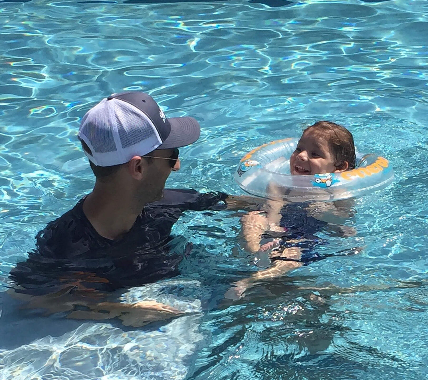 Toddler With Lissencephaly Feels "Free" in the Pool