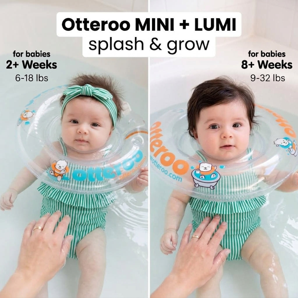 Otteroo MINI + LUMI Baby Neck Float Bundle